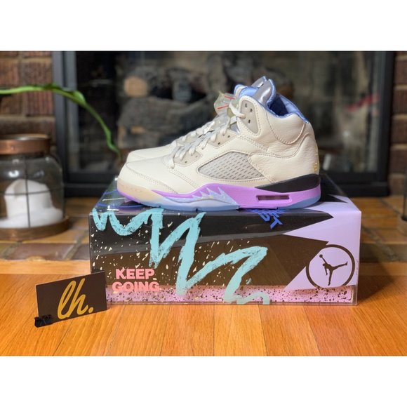 Jordan Other - Size 7m/8.5w Air Jordan 5 Retro “DJ Khalid We The Best Sail” Athletic Sneakers D